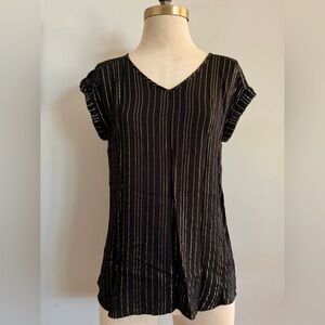 Express Black & Gold Blouse